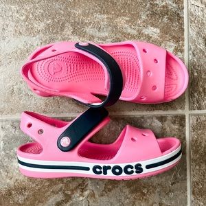 Girls Crocs Bayaband Sandals, Size 2